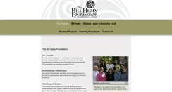 Desktop Screenshot of billhealyfoundation.org